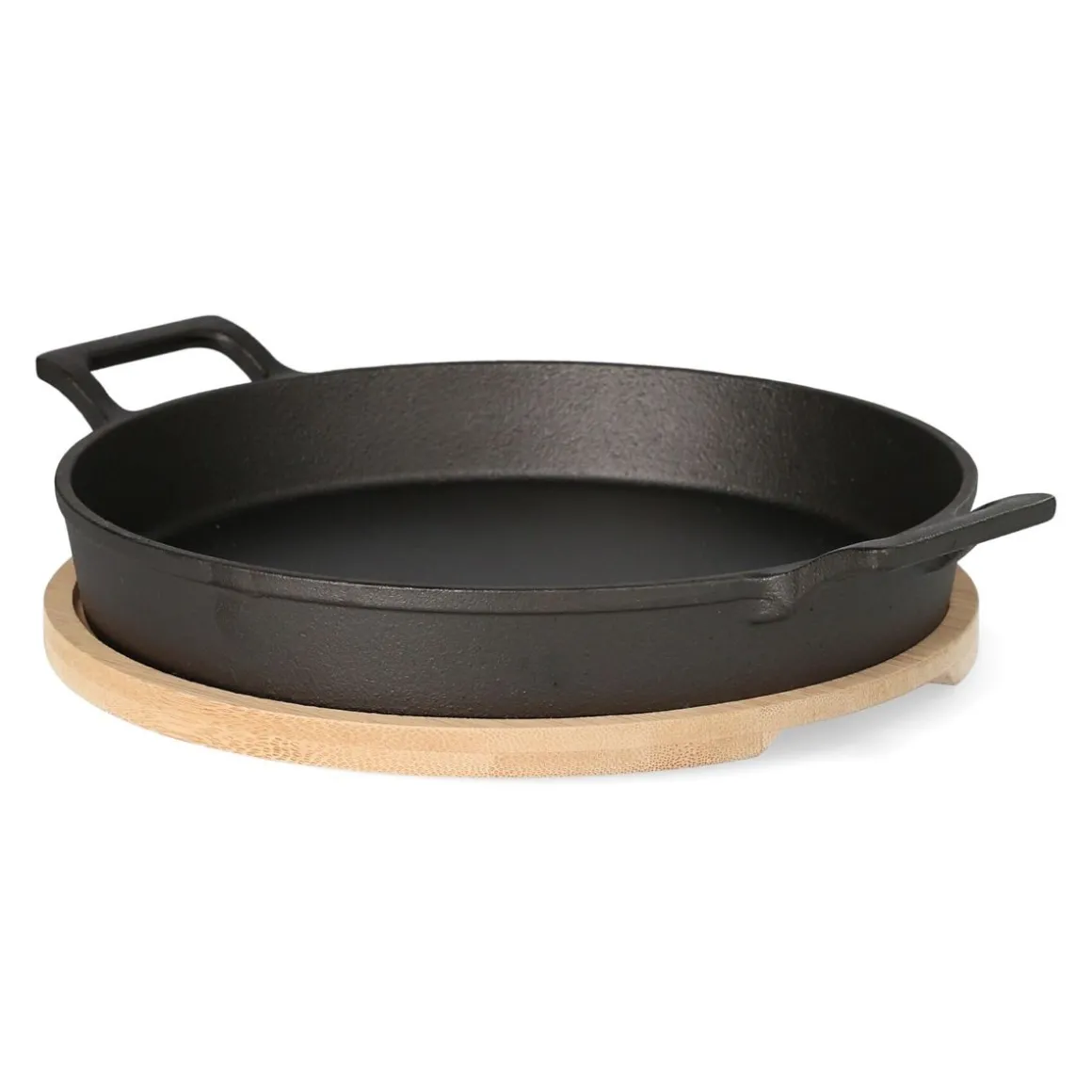 patelnia_andreas_zeliwna__1.webp Patelnia Andreas Zeliwna Z Dwoma Uchwytami I Bambusowa Podkladka 25X20 Cm