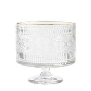 Patera Barrel Szklana We Wzory 20X20 Cm