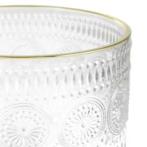 Patera Barrel Szklana We Wzory 20X20 Cm