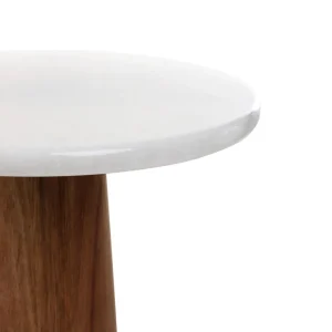 Patera Marble Marmurowa Z Akacjowa Nozka 25X14,5 Cm