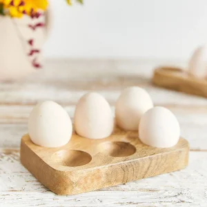 Patera Rego Drewniana Na Jajka Mala 11X16 Cm
