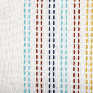 Pled Cadas Bawelniany Z Niebieskim Wzorem 130X170 Cm