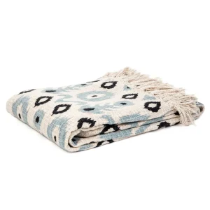 Pled Maro Z Niebieskim Wzorem 130X170 Cm