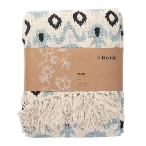 Pled Maro Z Niebieskim Wzorem 130X170 Cm