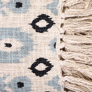 Pled Maro Z Niebieskim Wzorem 130X170 Cm