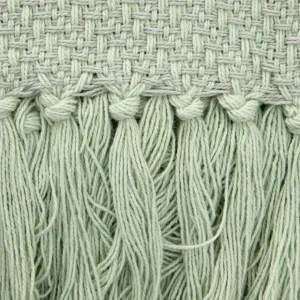 Pled Morris Pistacjowy Z Fredzlami 130X170 Cm