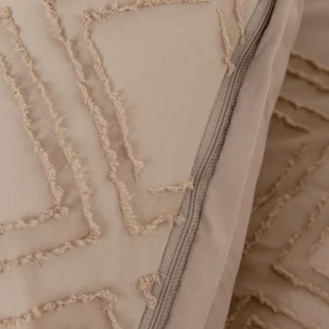 Pościel Carre Z Mikrofibry Bezowa 160X200 Cm