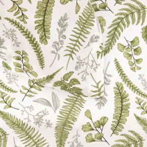 Pościel Clavier Bawelniana Liscie Paproci 160X200 Cm