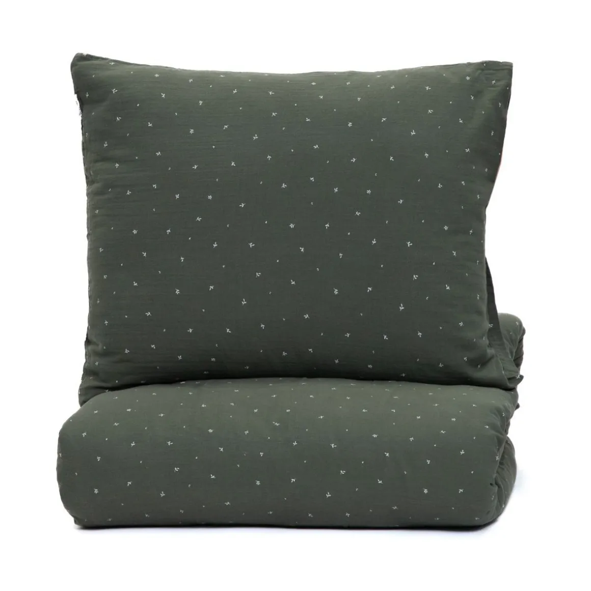 pociel_cordelia_muslinowa_1.webp Pościel Cordelia Muslinowa W Listki 140X200 + 1*50X60 Cm