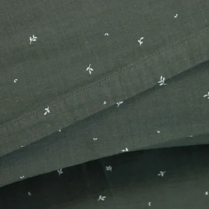 Pościel Cordelia Muslinowa W Listki 200X220 + 2*50X60 Cm