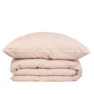 Pościel Faimes Z Mikrofibry Bezowa Z Przeszyciami 160X200 Cm