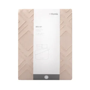 Pościel Faimes Z Mikrofibry Bezowa Z Przeszyciami 160X200 Cm