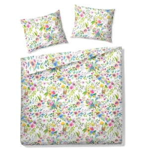 Pościel Floral Z Mikrofibry W Kolorowe Kwiatki 200X220 Cm