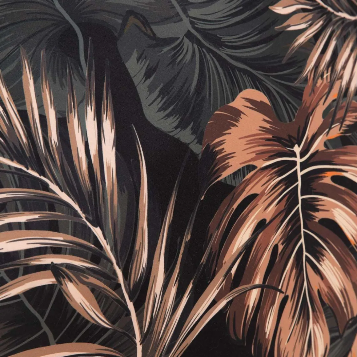 pociel_fonce_z_mikrofibry_3.webp Pościel Fonce Z Mikrofibry Czarna W Liscie 160X200 Cm