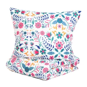 Pościel Freesia Z Mikrofibry W Kwiaty 160X200 Cm