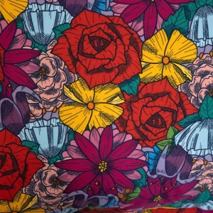 Pościel Frida Kahlo Z Mikrofibry W Kwiaty 160X200 Cm