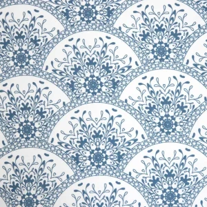 Pościel Haven Bawelniana Biala W Granatowy Wzor 220X200 Cm