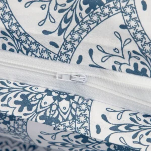 Pościel Haven Bawelniana Biala W Granatowy Wzor 220X200 Cm