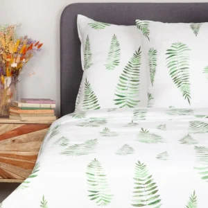 Pościel Herve Bawelniana Biala W Galazki 220X200 Cm