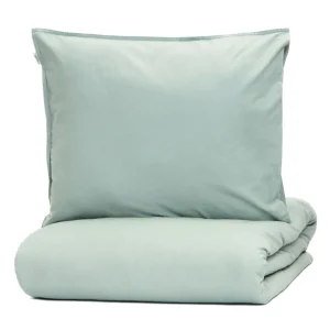 Pościel Kinsey Bawelniana Mietowa Z Denimowym Szwem 140X200 + 1*50X60 Cm