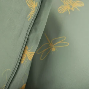 Pościel Luro Z Mikrofibry Oliwkowa W Owady 200X220 Cm