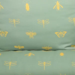 Pościel Luro Z Mikrofibry Oliwkowa W Owady 160X200 Cm