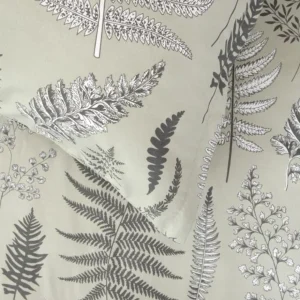 Pościel Milie Z Mikrofibry Zielolna W Liscie Paproci 140X200 Cm + 1*70X80 Cm