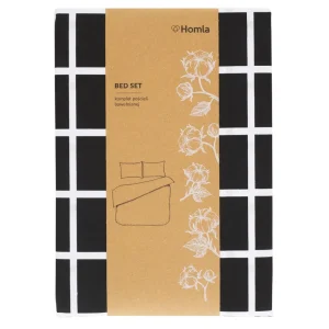 Pościel Reyes Bawelniana Dwustonna Czarno-Biala 220X200 Cm