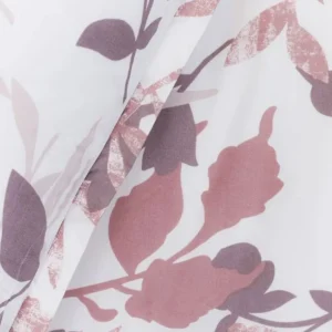 Pościel Rosa Z Mikrofibry W Rozowe Liscie 140X200 Cm + 1*70X80 Cm