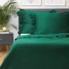 Pościel Selin Satynowa Ciemnozielona 160X200 Cm