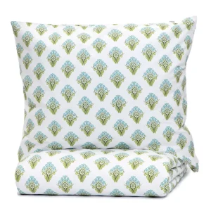 Pościel Timothe Bawelniana W Niebieski Wzor 220X200 Cm