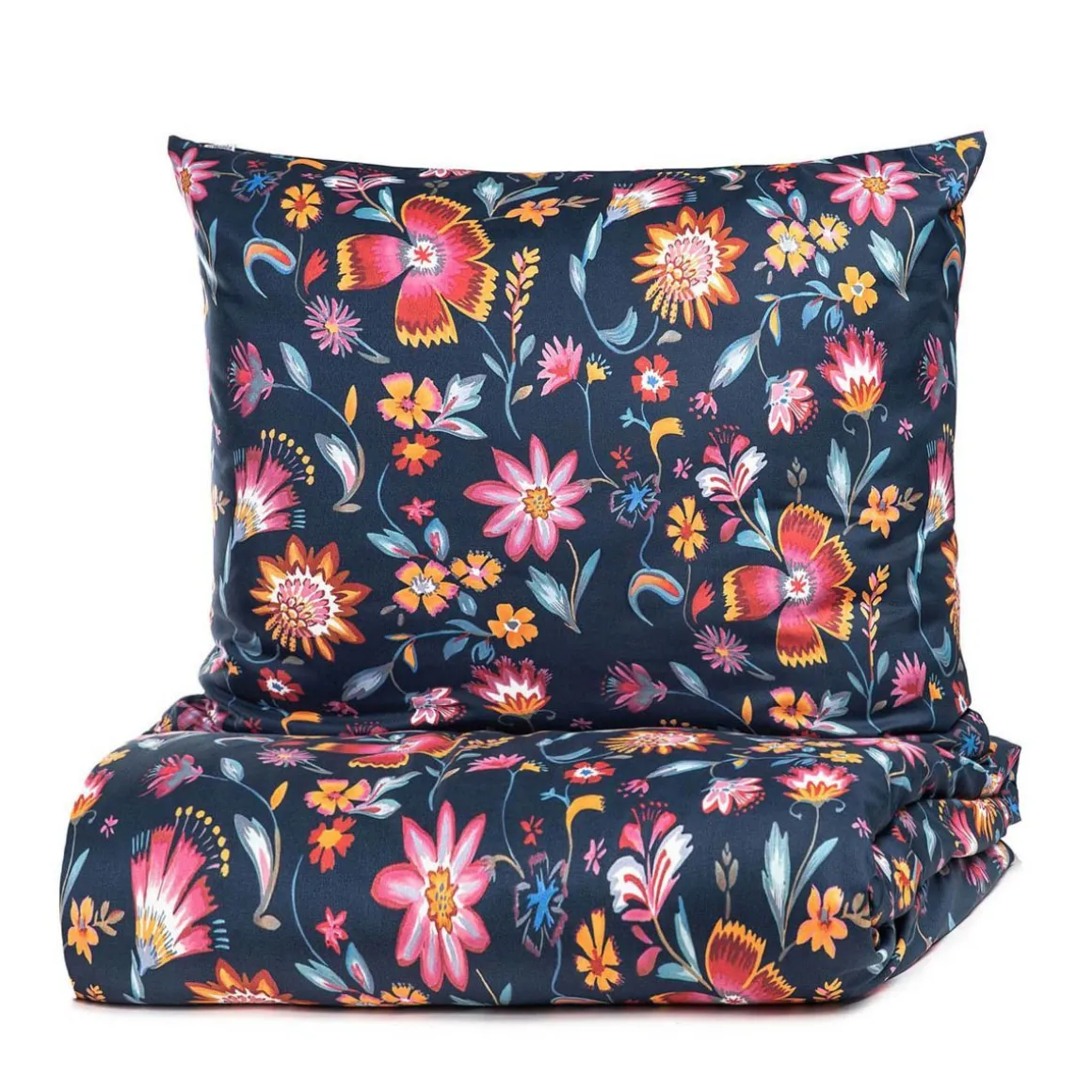 pociel_vabel_z_mikrofibry_0-1.webp Pościel Vabel Z Mikrofibry Granatowa W Liscie I Kwiaty 160X200 Cm