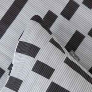 Pościel Viviette Bawelniana Szaro-Czarna 140X200 Cm + 1*70X80 Cm