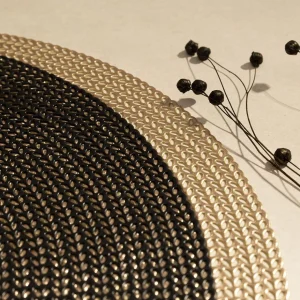 Podkladka Do Jadalni Skine Czarna 38 Cm