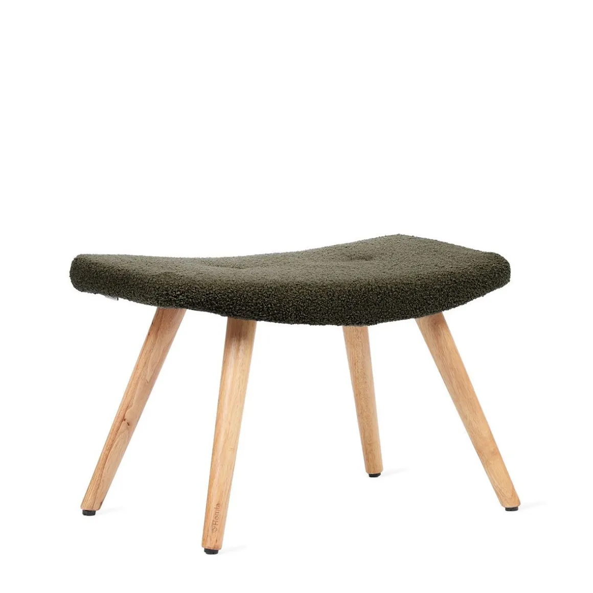 podnoek_moss_teddy_boucle_0-2.webp PodNożek Moss Teddy Boucle W Tkaninie Teddy Zielony 61X41X38 Cm