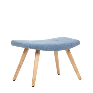 PodNożek Moss Teddy Boucle W Tkaninie Teddy 61X41X38 Cm