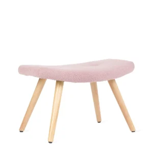 PodNożek Moss Teddy Boucle W Tkaninie Teddy 61X41X38 Cm