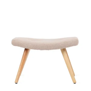 PodNożek Moss Teddy Boucle W Tkaninie Teddy 61X41X38 Cm