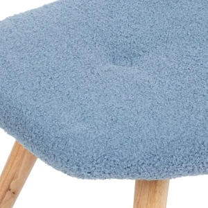 PodNożek Moss Teddy Boucle W Tkaninie Teddy 61X41X38 Cm