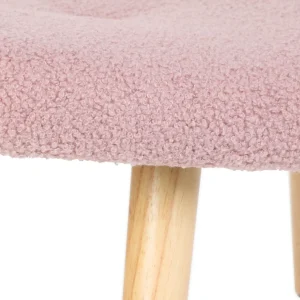 PodNożek Moss Teddy Boucle W Tkaninie Teddy 61X41X38 Cm