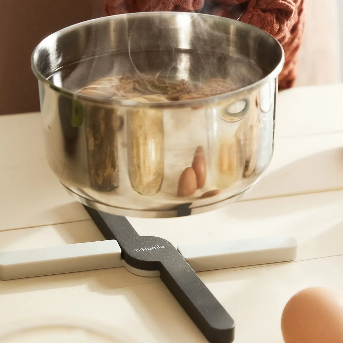 podstawka_easy_cook_pod_g_0.webp Podstawka Easy Cook Pod Gorace Naczyńie Skladana Szara 20X3 Cm