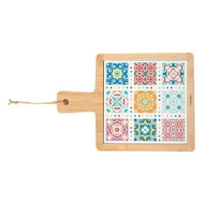 Podstawka Ethnic Deska Drewniana Mozaika 20X20Cm