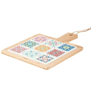 Podstawka Ethnic Deska Drewniana Mozaika 20X20Cm