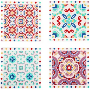 Podstawka Ethnic Mozaika Kolorowa 4 Szt.