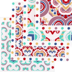 Podstawka Ethnic Mozaika Kolorowa 4 Szt.