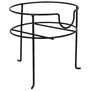 Podstawka Freya Pod Sloik Z Kranikiem Czarna 20X16 Cm