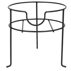 Podstawka Freya Pod Sloik Z Kranikiem Czarna 20X16 Cm