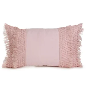 Poduszka Doel Rozowa Z Fredzlami 30X50 Cm