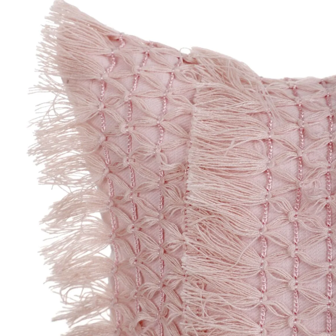 poduszka_doel_rozowa_z_fr_2.webp Poduszka Doel Rozowa Z Fredzlami 30X50 Cm