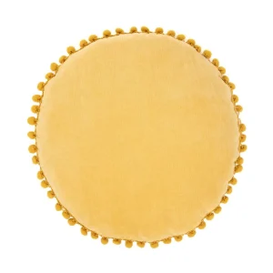 Poduszka Eslov Musztardowa Okragla 40 Cm
